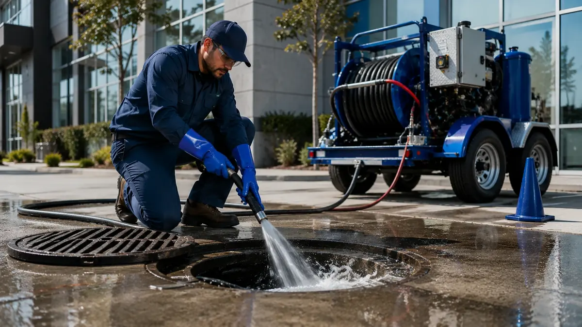 Commercial Hydro Jet Drain Cleaning in Anza