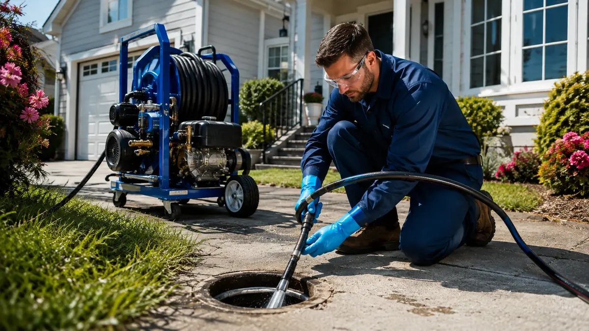 Residential Hydro Jet Drain Cleaning in Anza